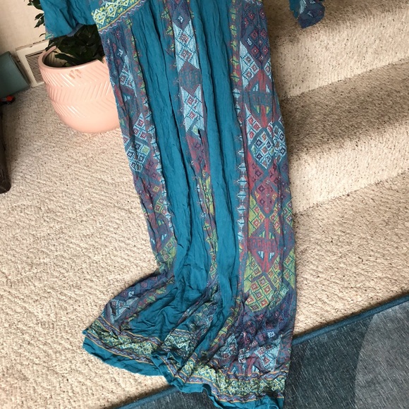 Earthbound Boho Geometric Maxi Dress - Picture 5 of 13